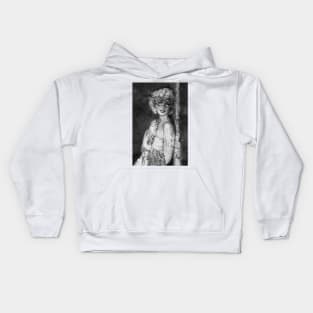 MM Venice Blackandwhite Kids Hoodie